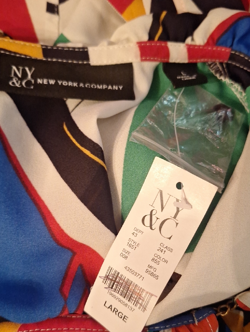 Vtg. New York & Company Blouse - Picture 9 of 9